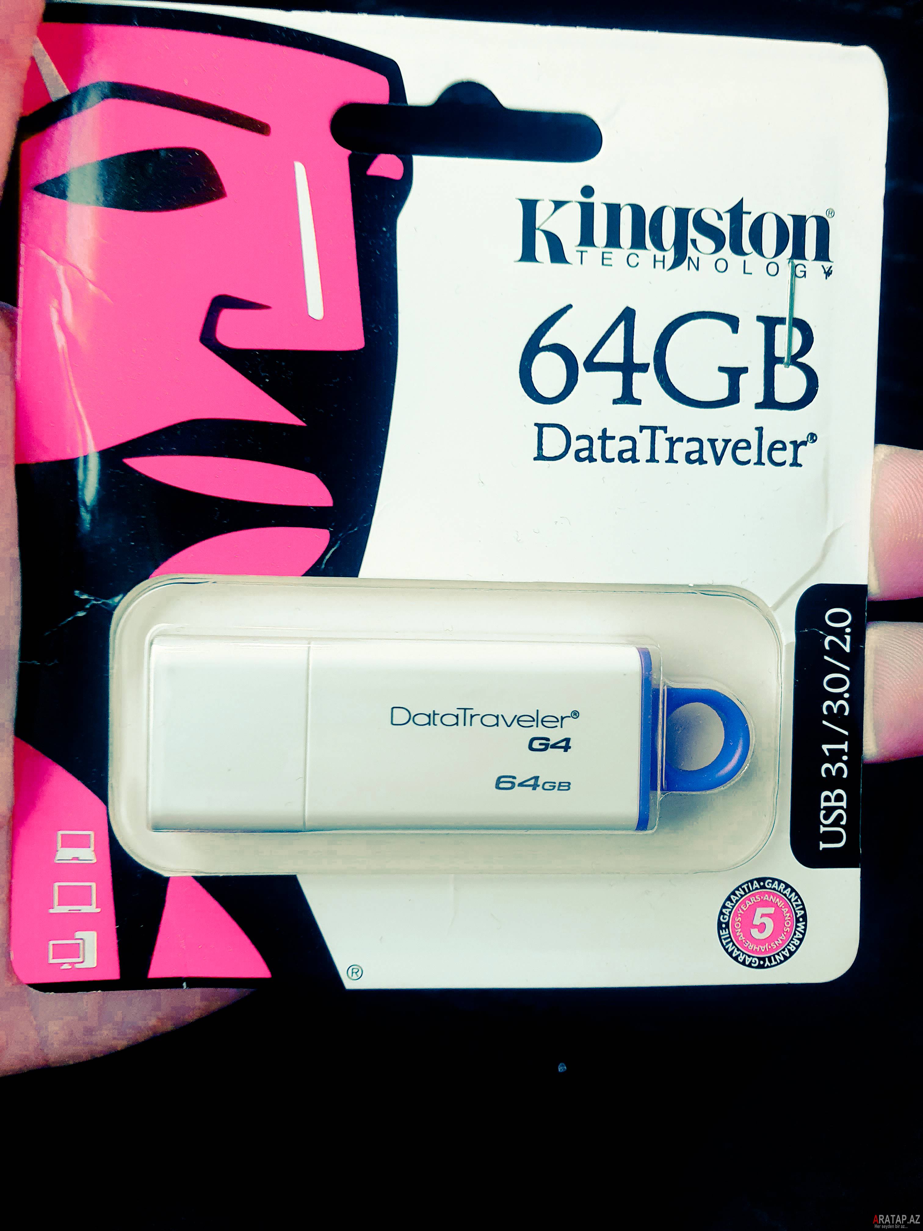 Kingston 64Gb Usb 3.0 Flaskart data travelers