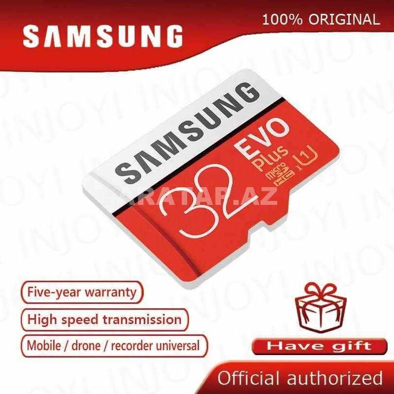 Samsung Evo 32 Gb Mikro Yaddaş kartı Telefon Üçün