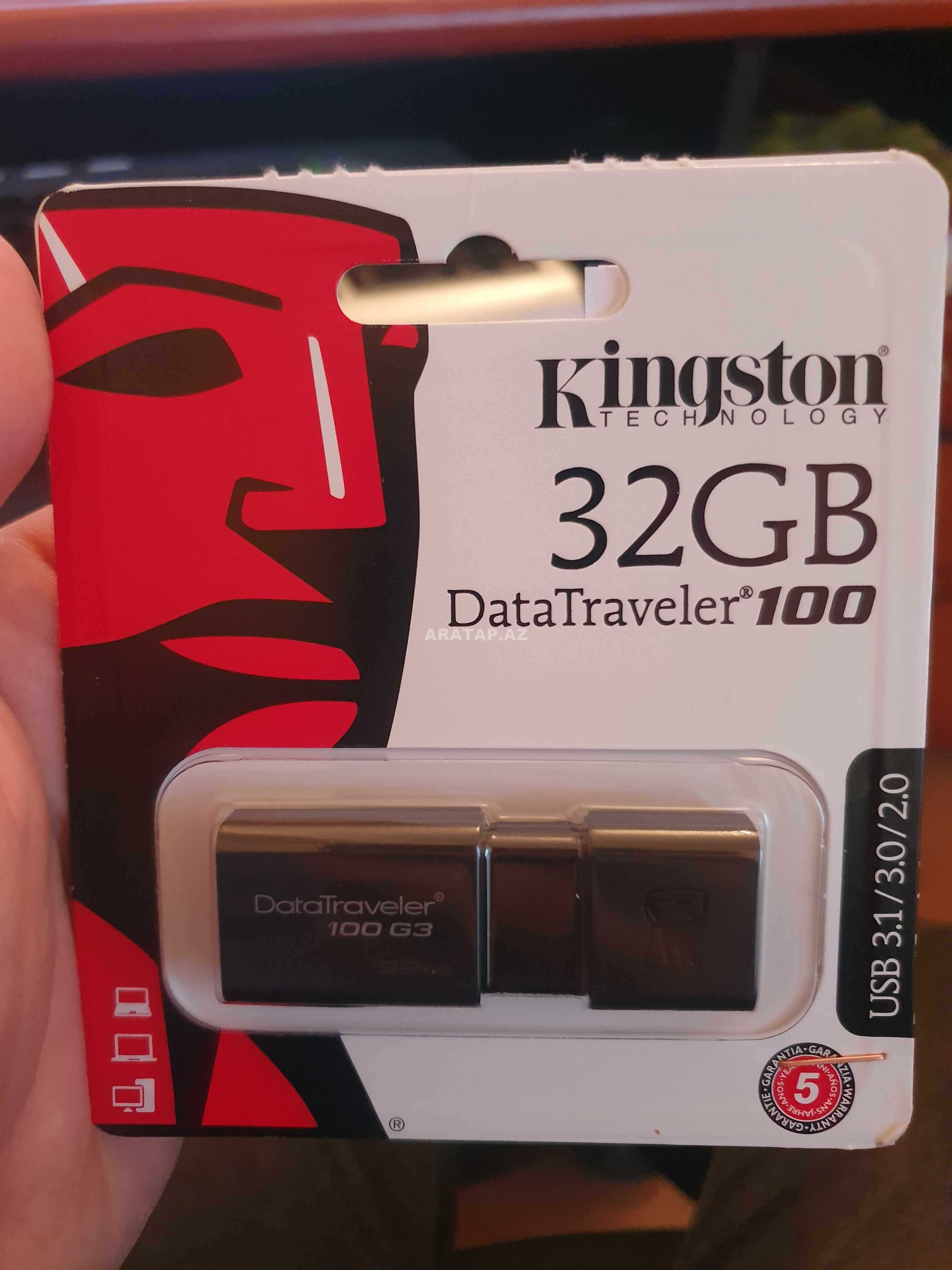 Kingston 32 Gb Usb 3.0 Data 100 Flaşkart
