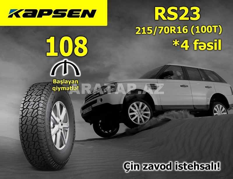 Kapsen 215/70R16 RS23 100T təkərləri