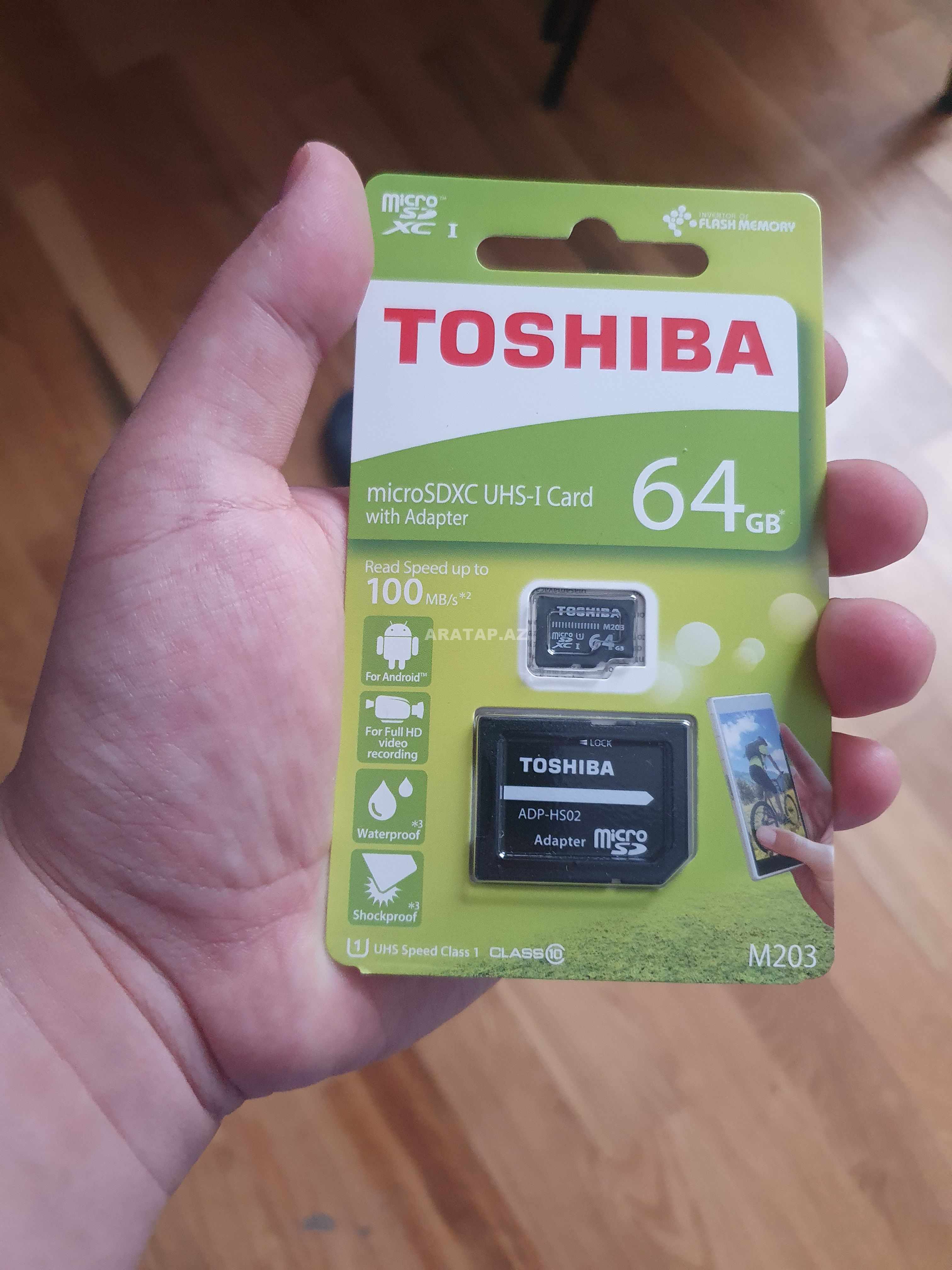 Toshiba Mikroyaddaş Kartı 64 Gb Klass