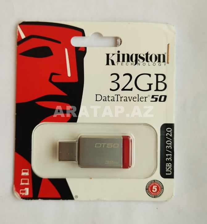 Kingston 32 Gb Flaşkart Usb 3.0 DT50 Usb Flash Drive