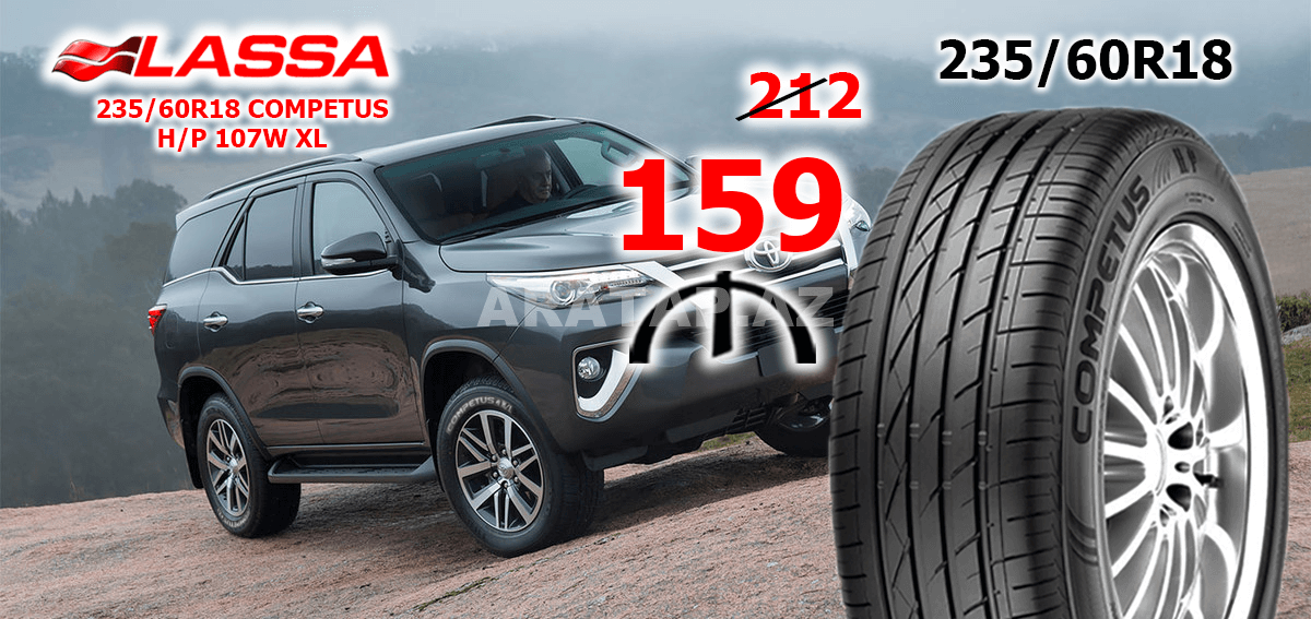 Lassa 235/60R18 COMPETUS H/P 107W təkərləri