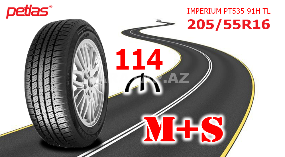 Petlas 205/55R16 IMPERIUM PT535 91H TL təkərləri