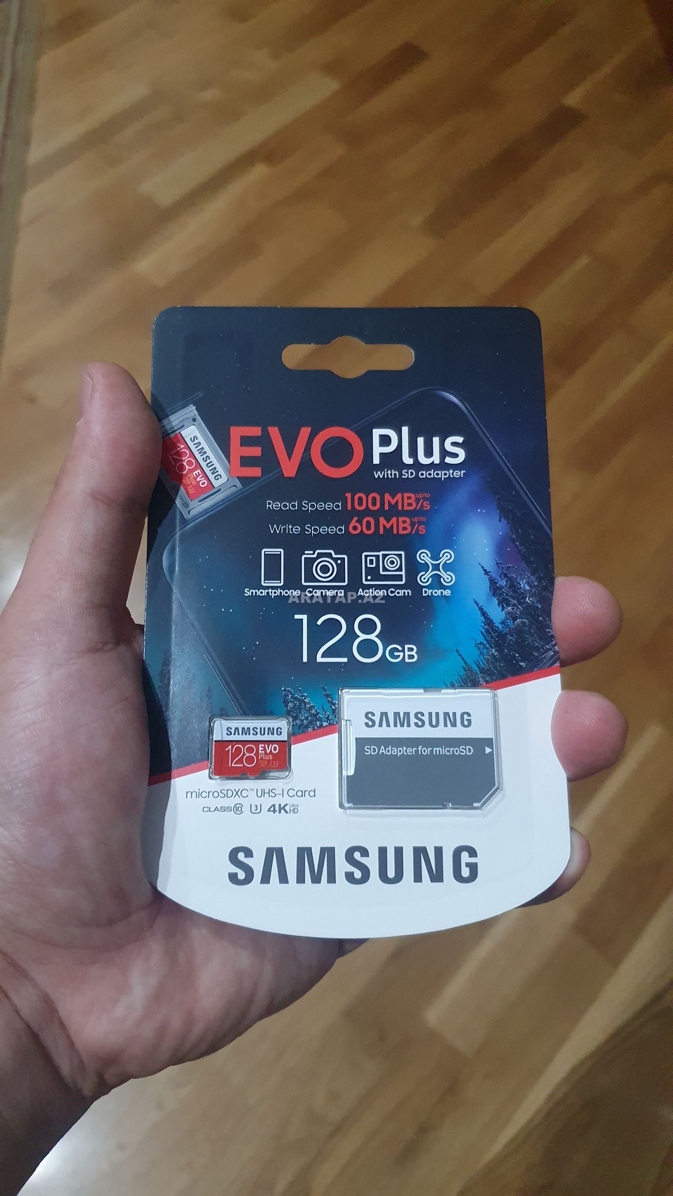 Mikro Sd Kart Samsung 128 GB Evo Plus Klass 10