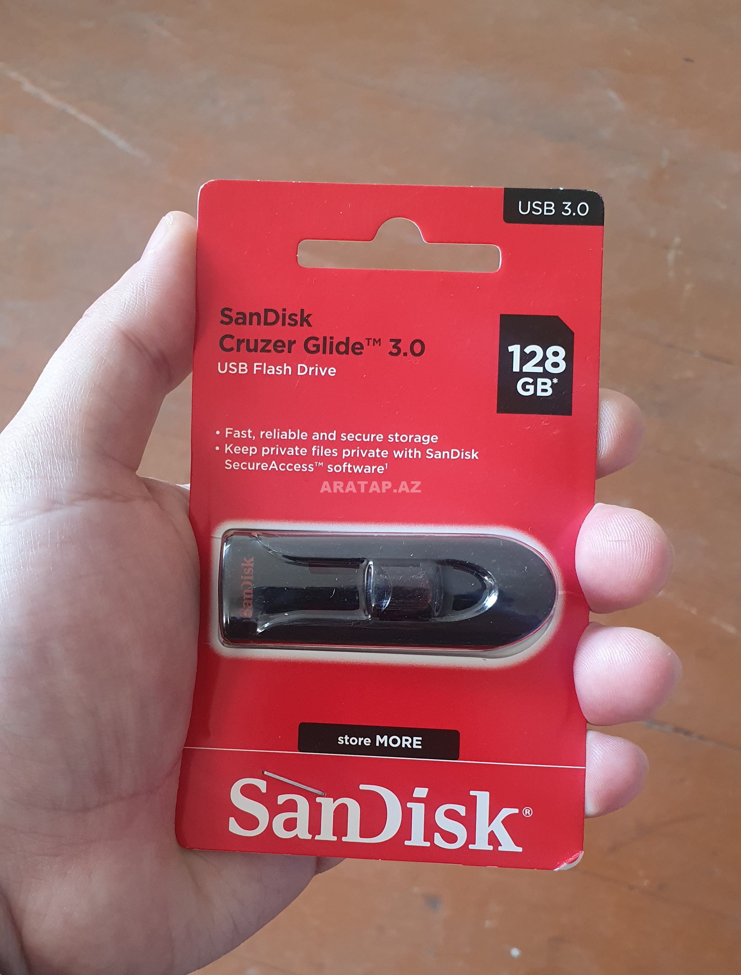 Fləşkart Sandisk 128 GB Usb 3.0 Cruzer Glide
