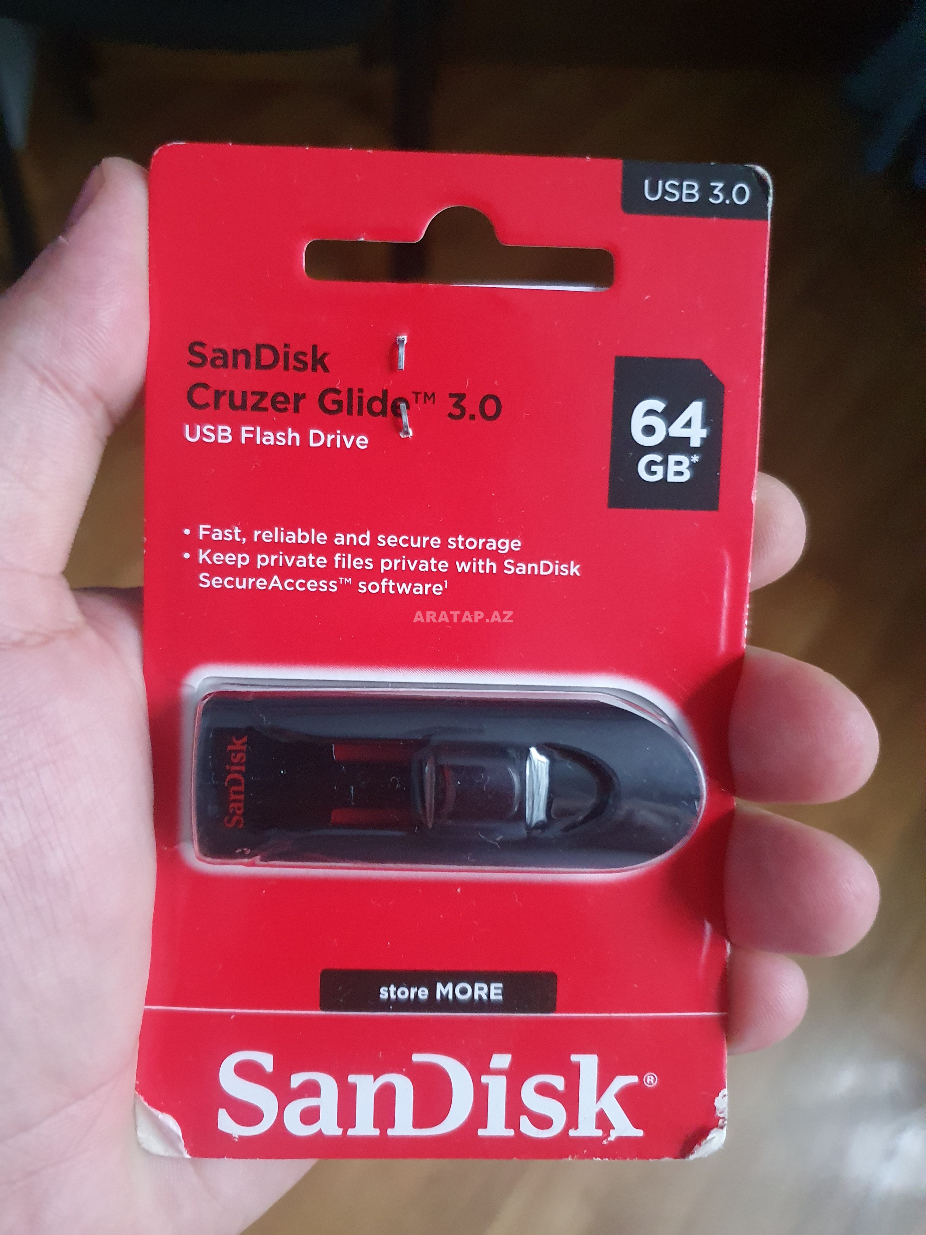 Fləşkart Sandisk 64 GB Usb 3.0 Cruzer Glide