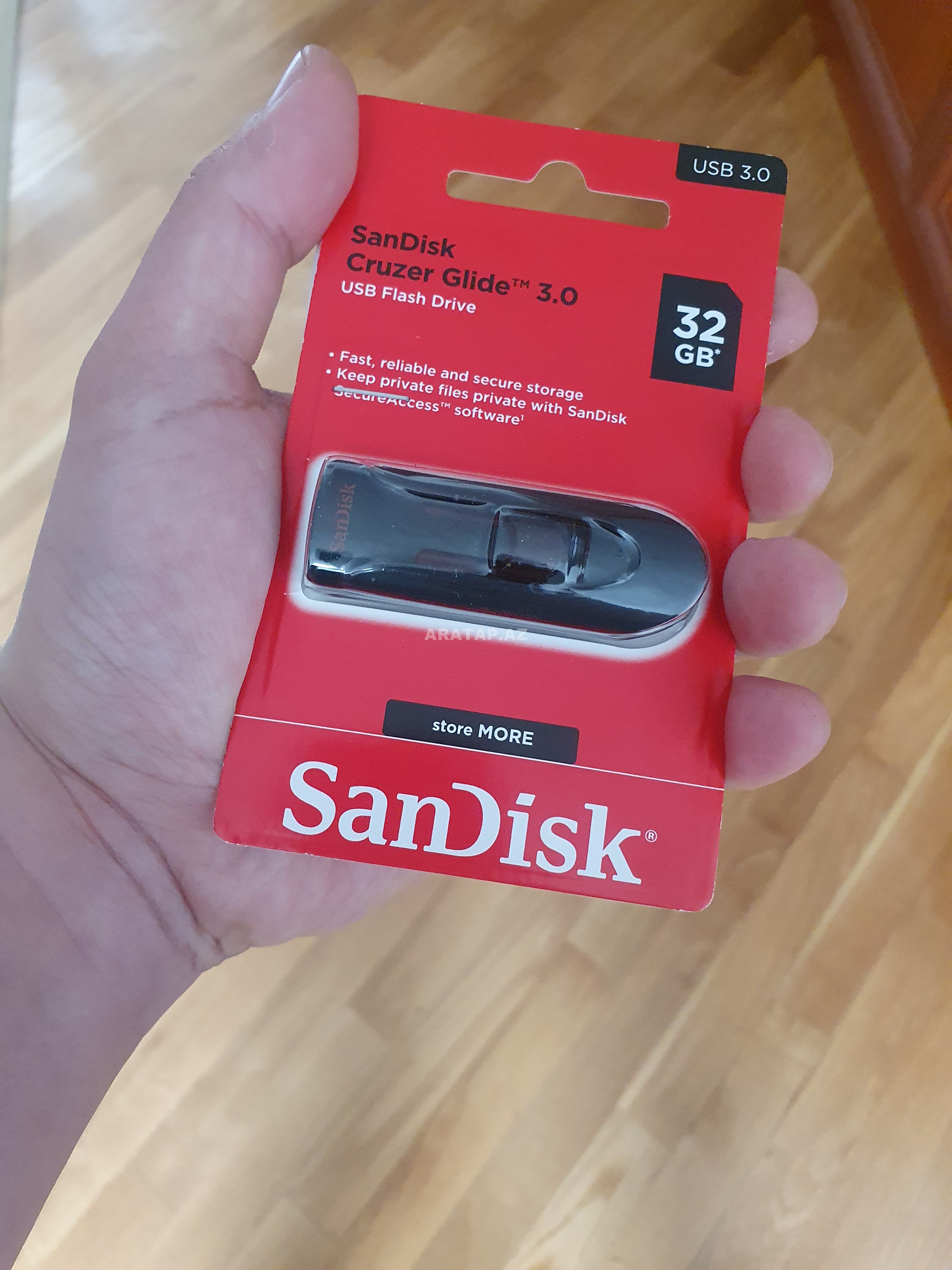 Fləşkart Sandisk 32 GB Usb 3.0 Cruzer Glide