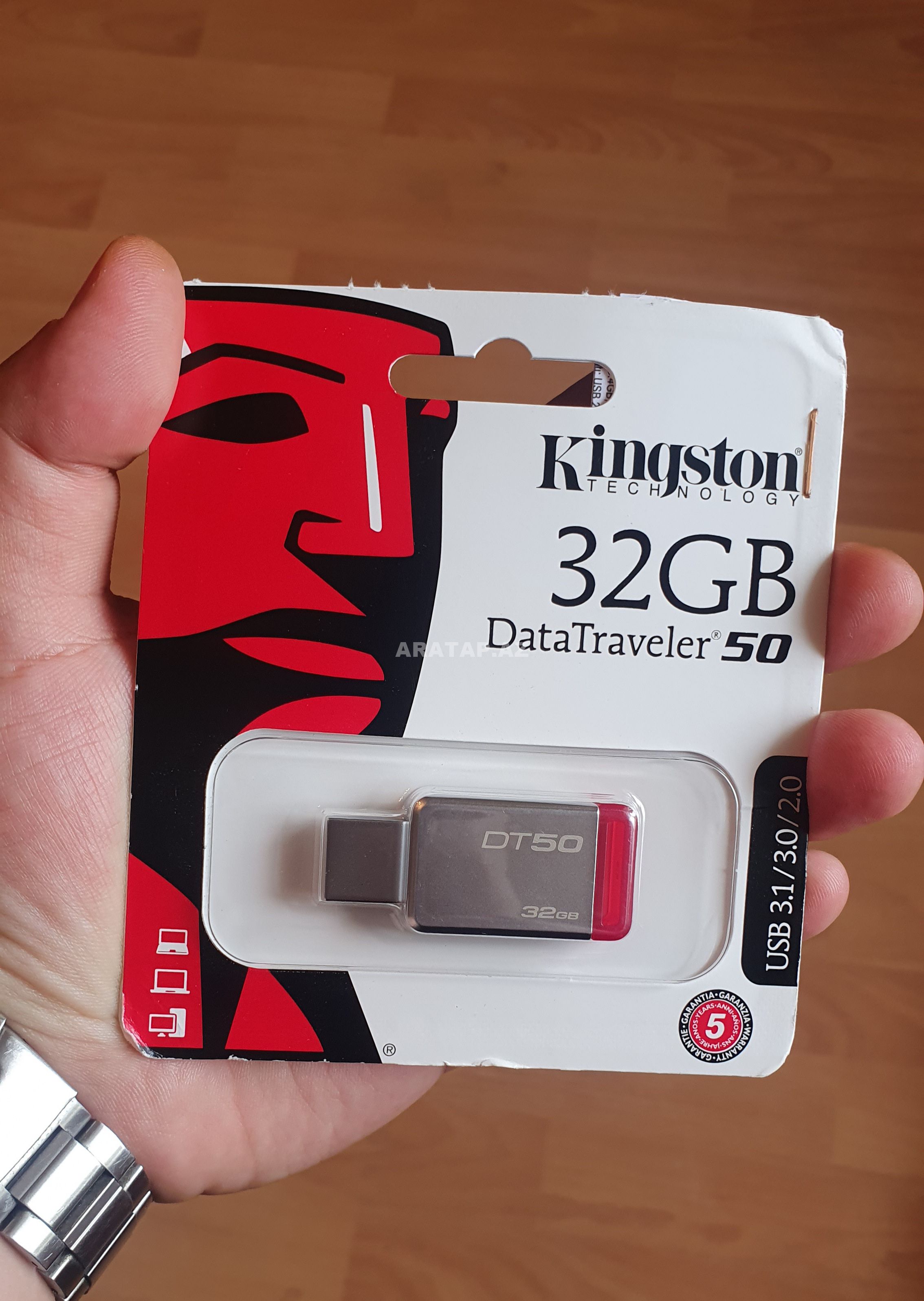 Fləşkart Kingston 32 GB Usb 3.0 DT100 G5
