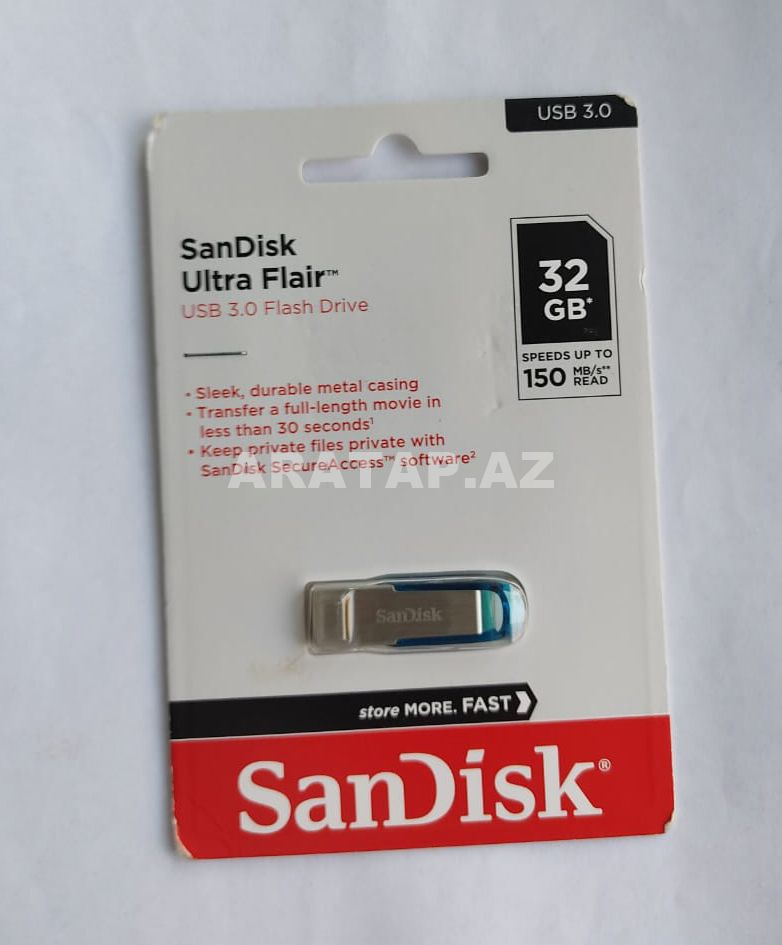Sandisk Flaşkart 32 Gb Usb 3.0 Ultra Force