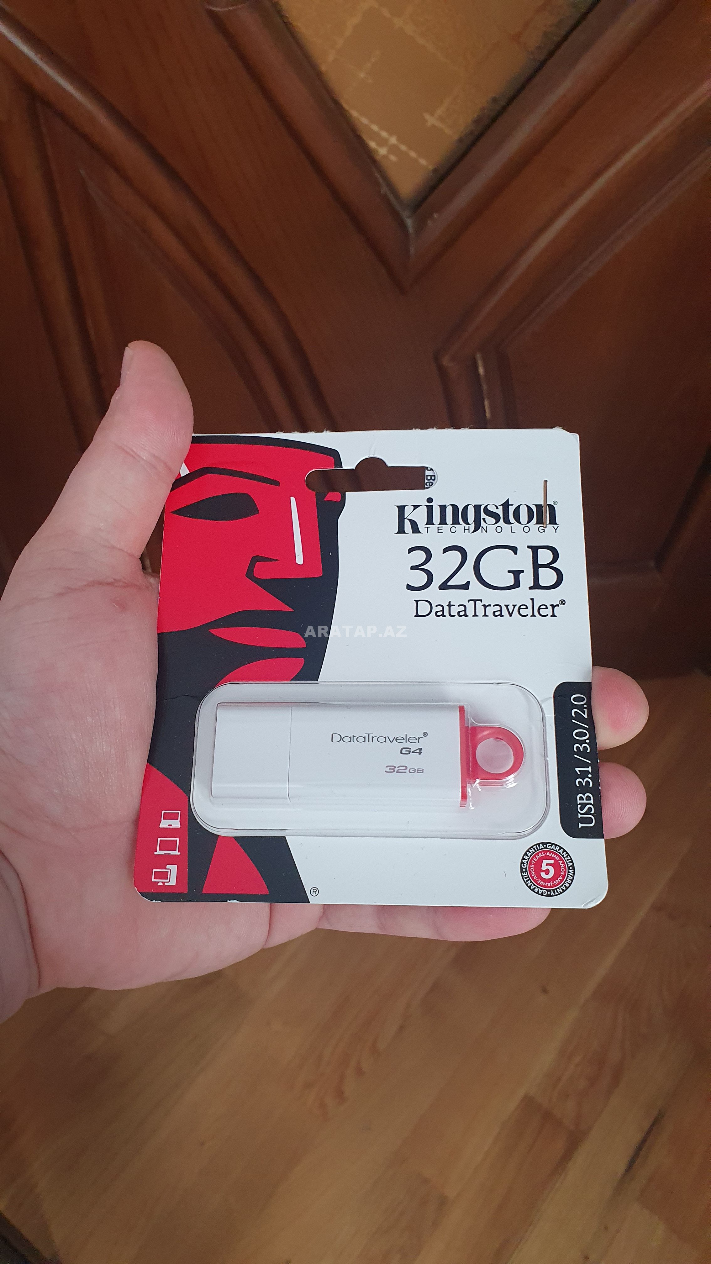 Fləşkart Kingston 32 GB Usb 3.0 DT100 G4 Brendin adı : Kingston