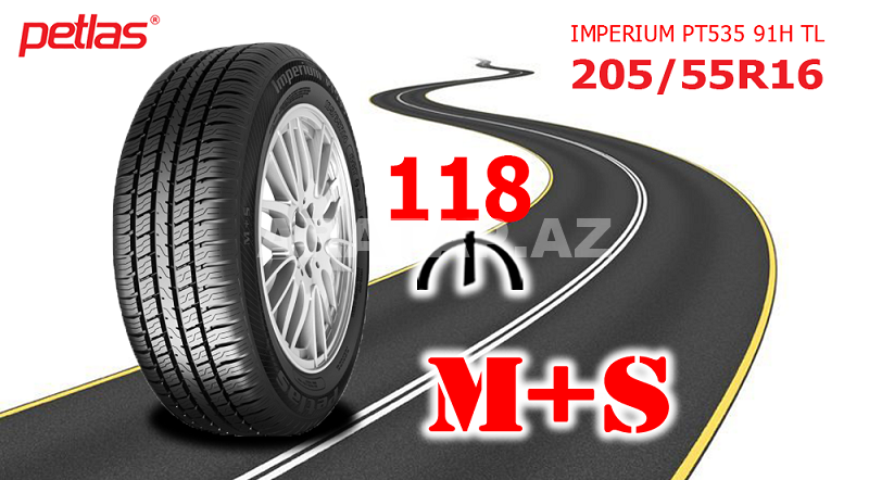 Petlas 205/55R16 IMPERIUM PT535 91H TL təkərləri