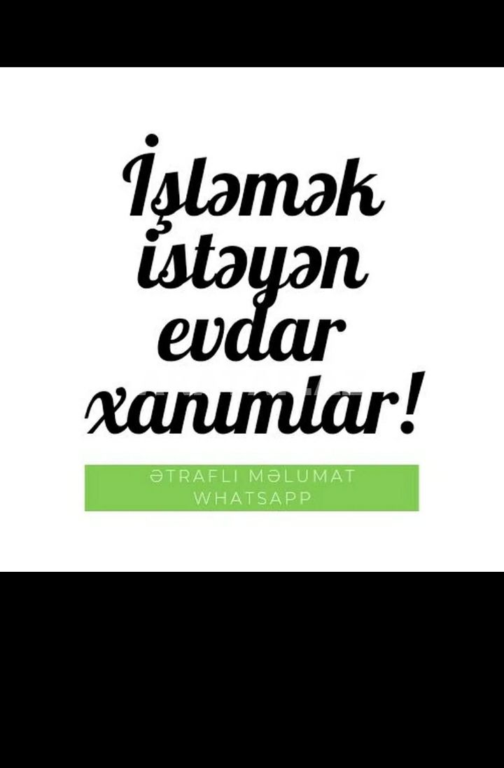 Evdən iş artan gəlir