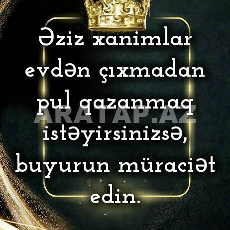 Evdən işlə və qazan