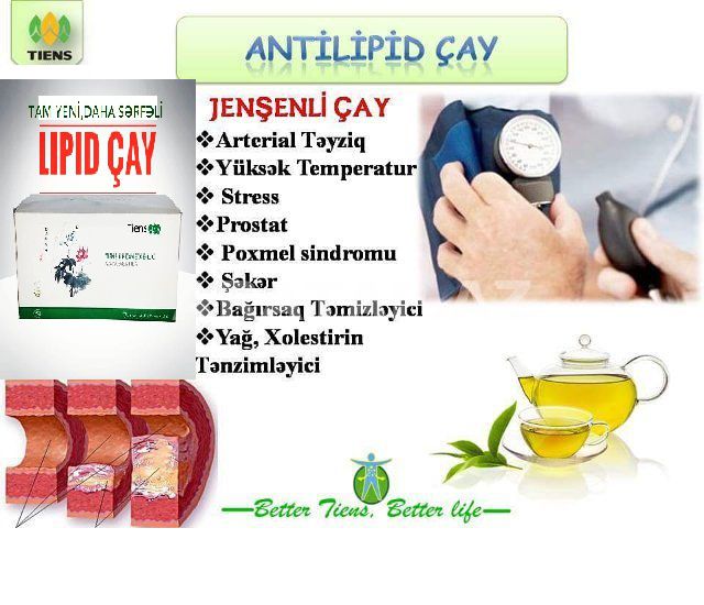 Antilipid Çay-Serroz,Hərarət,Təzyiq,Qan Dövranı,Sinir,Zəhərlənmə,Arıqlama,Pnevmaniya,Ciyər