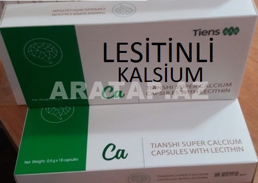 "Lesitinli Calsium"-Beyin,Yuxu,Zehin,Əsəb,Təzyiq,Qan Dövranı,Onurğa,Baş Ağrı,Sinir Sistemi