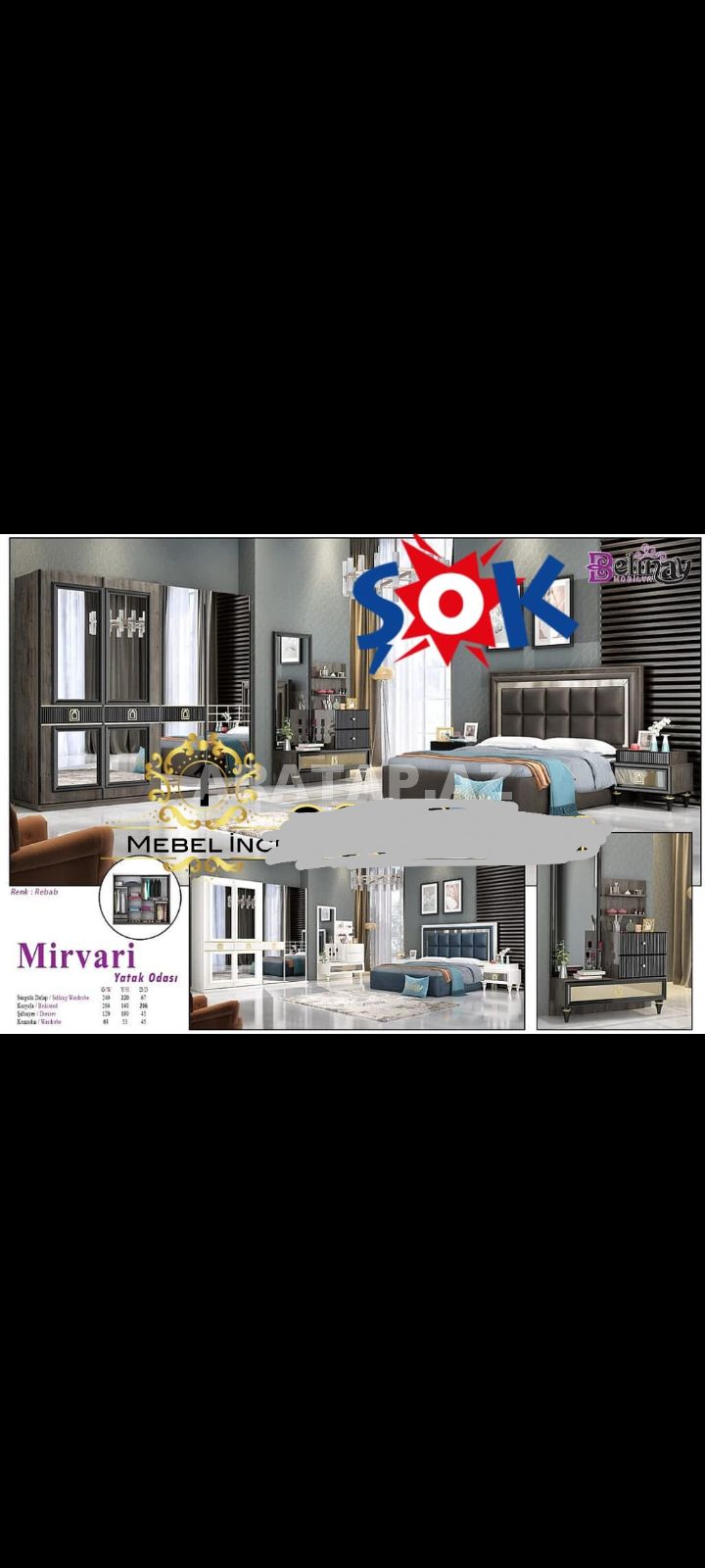 Mirvari  Yataq dəsti