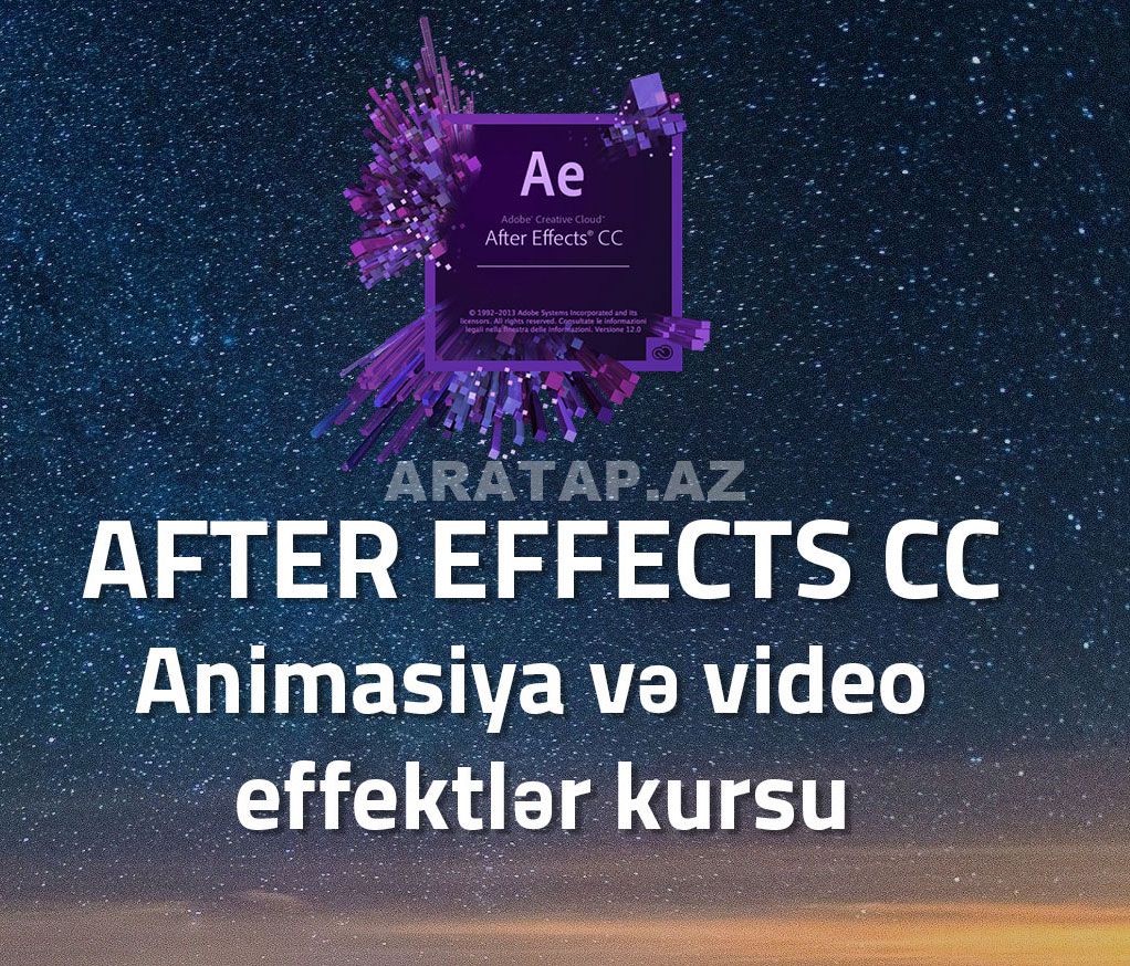After effects proqrami kursu