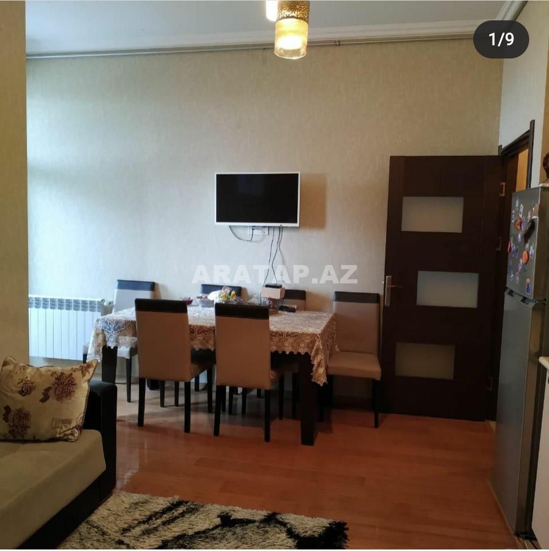 2 otaqlı təmirli əşyalı mənzil kreditlə satılır.