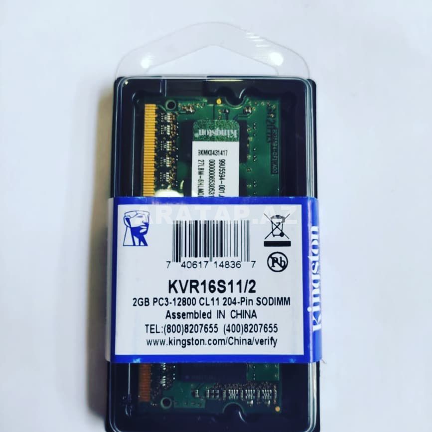 Notbuk ramı "DDR3 2GB"
