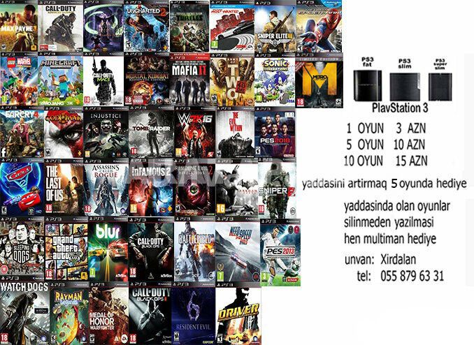 PS3 oyunlarin yazilmasi