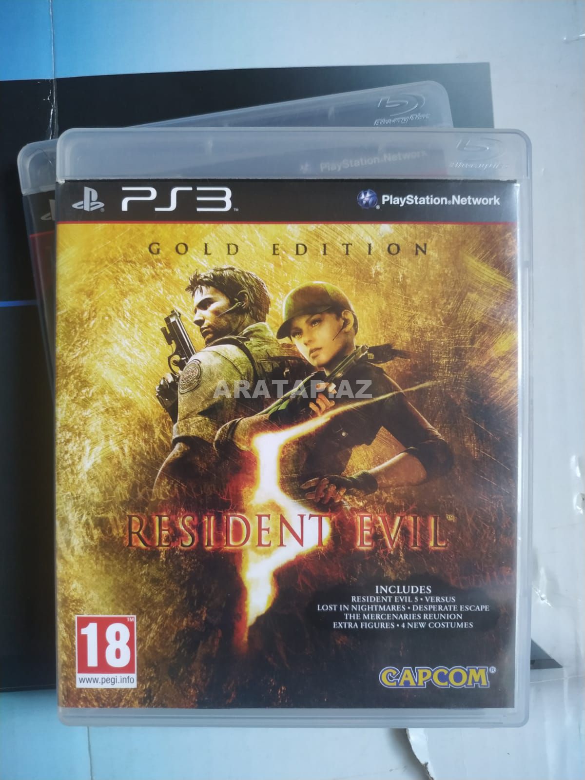 Playstation 3 "RESIDENT EVIL 5" oyun diski