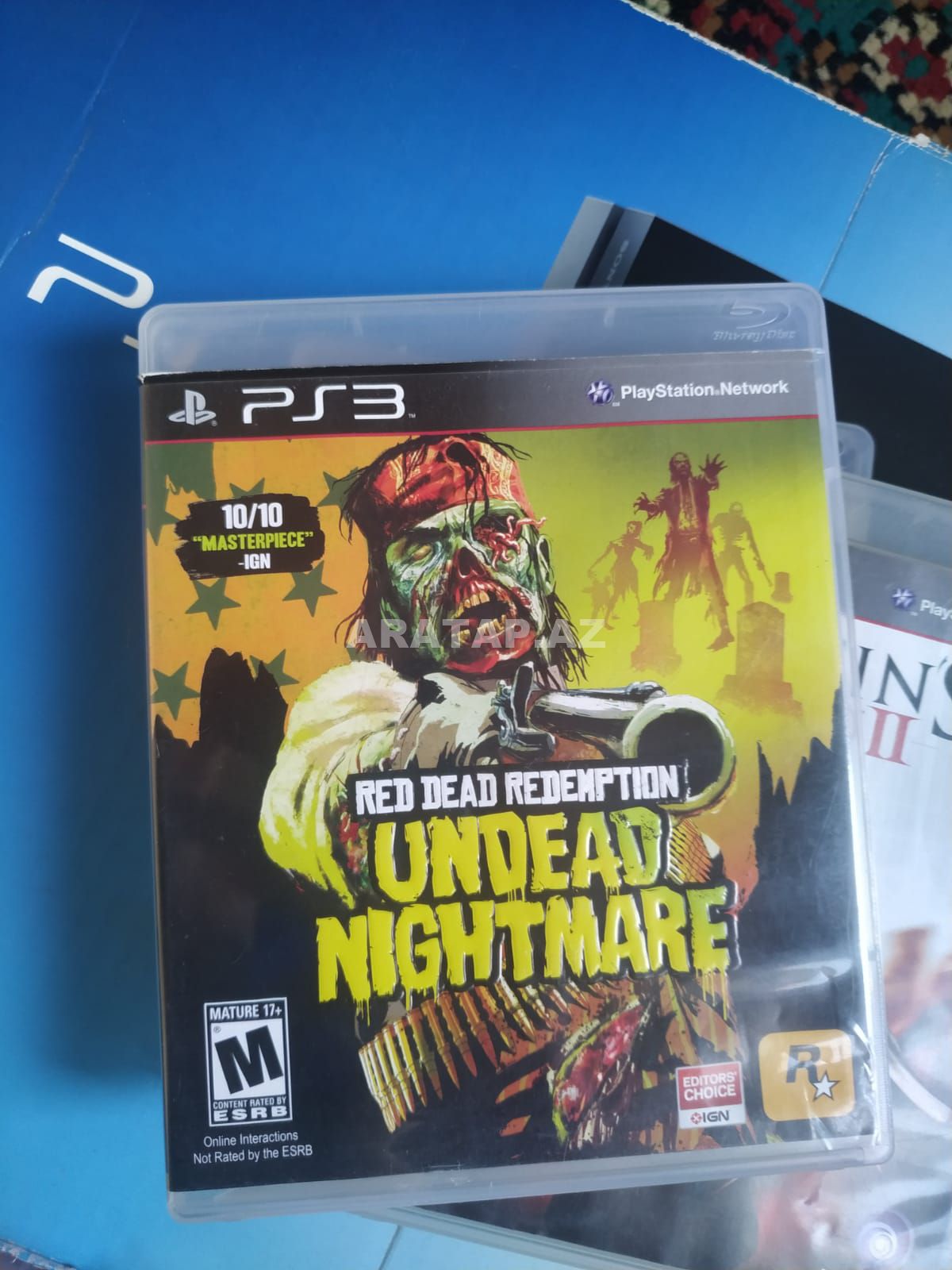 Playstation 3 "RED DEAD REDEMPTION UNDEAD NIGHTMARE" diski