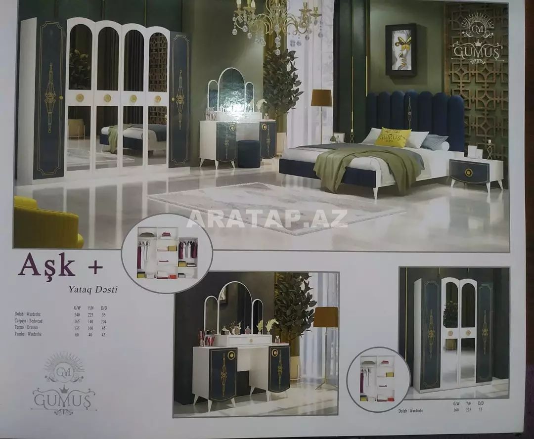 Yataq otağı mebel dəsti