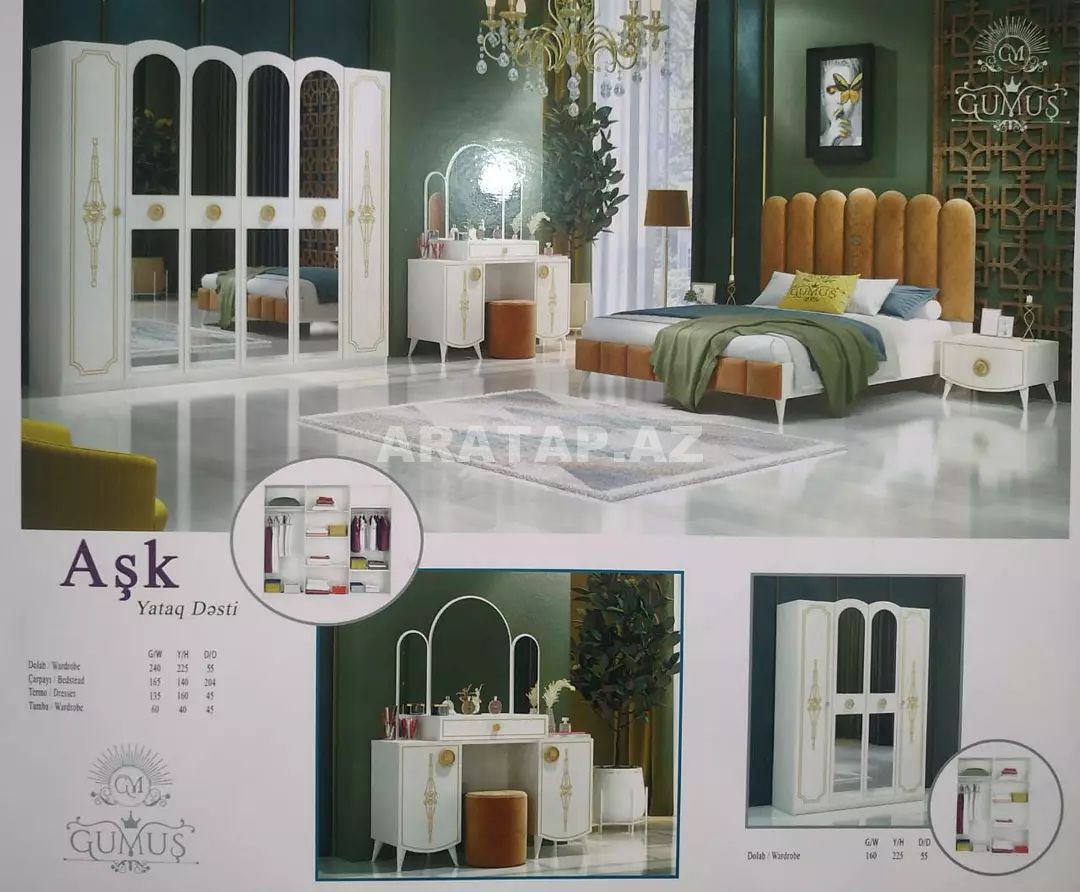 Yataq otağı mebel dəsti