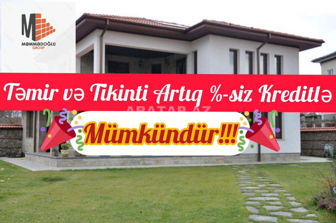 Kreditlə təmir tikinti xidmətlərimiz mövcuddur