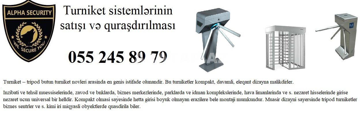 ✺Turniket sistemi ✺ 055 245 89 79✺