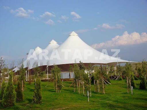 Asma gərmə qübbə membran