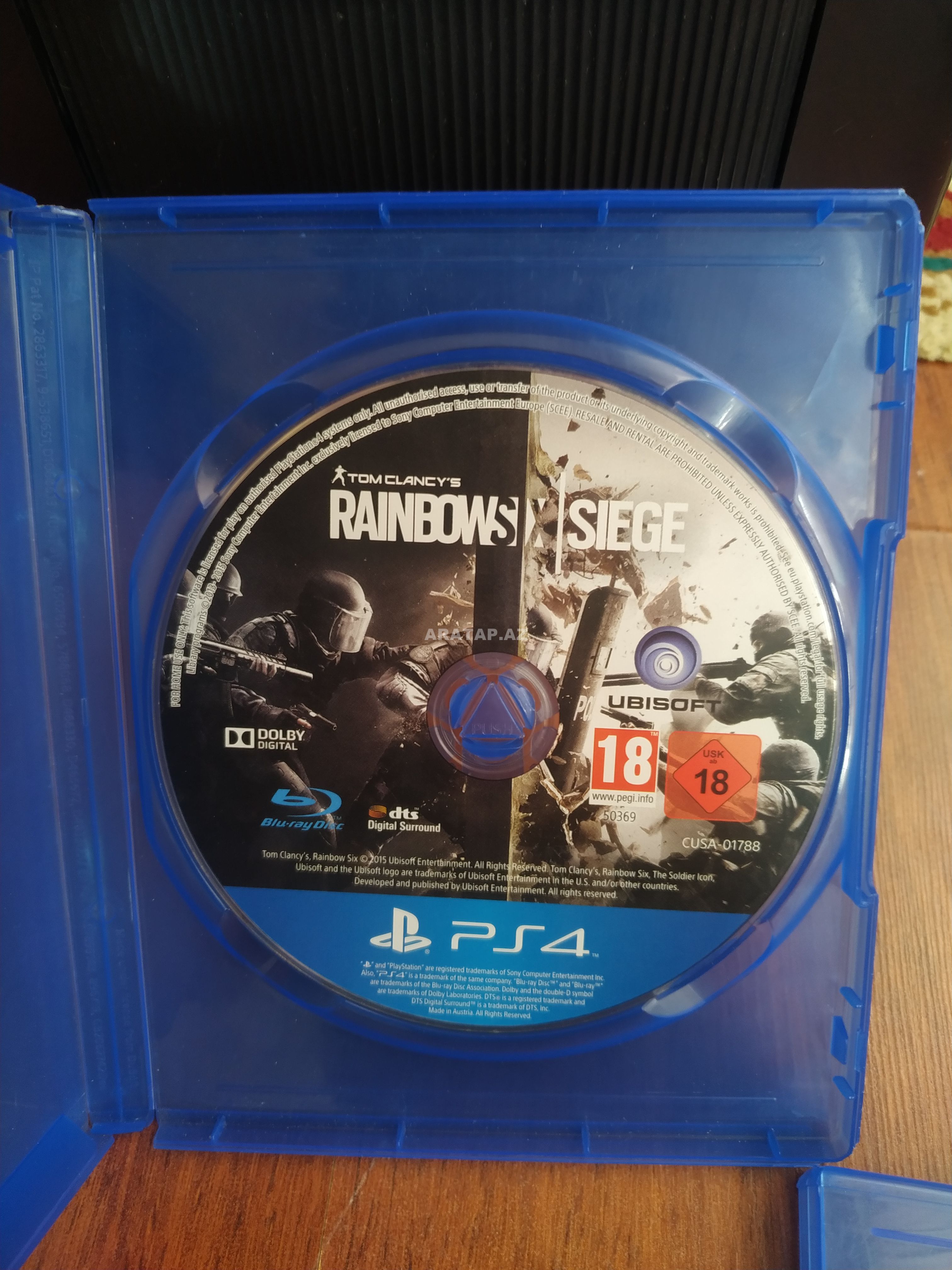 PS4 diski "RAİNBOW SİX SİEGE"