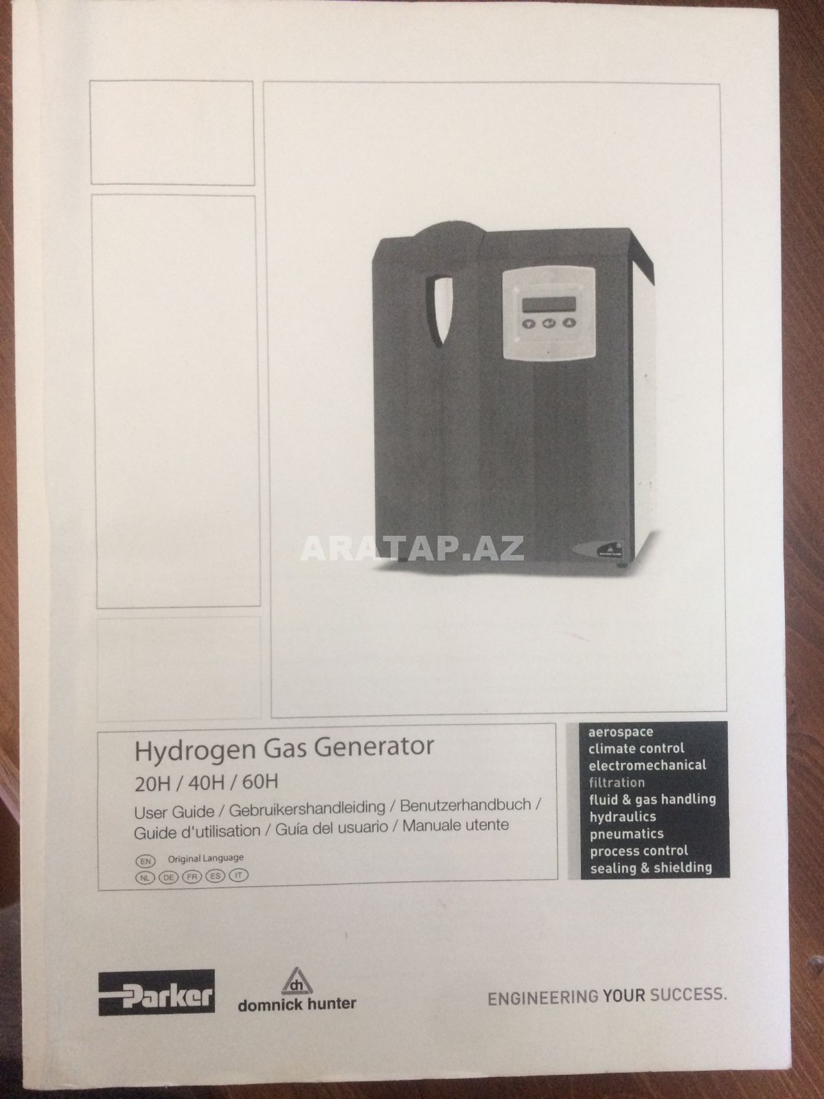 Hydrogen gas 40H generatoru