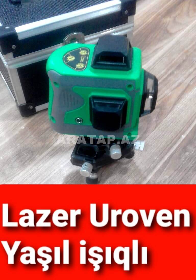 Lazer Uroven 3d 16 xəttli yaşıl işıqlı
