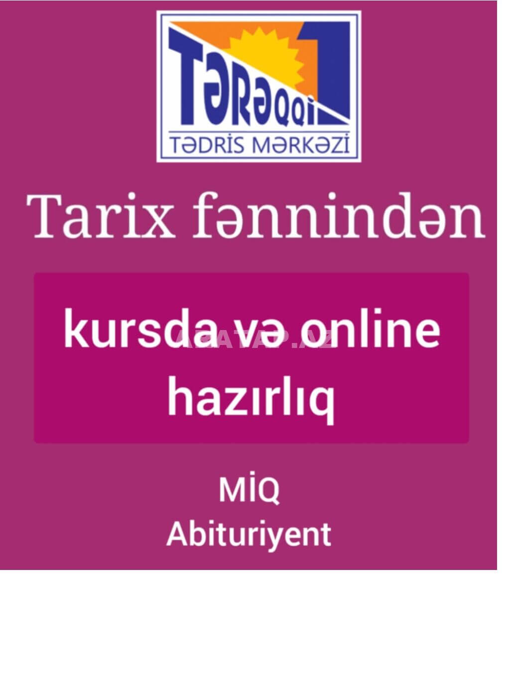 Tarix hazırlığı