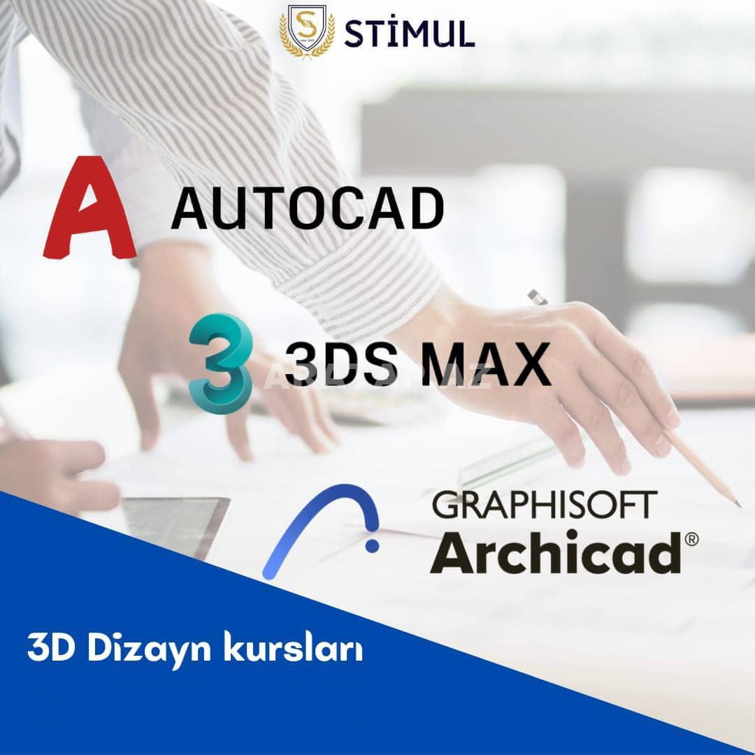 3D Dizayn proqramlarını, 3D Max, AutoCad, ArchiCadı