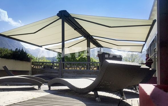 Cüt açılan tent