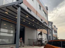 kölgəlik işıqlı perqola