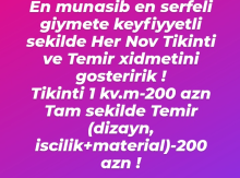 Tikinti və təmir xidmətləri