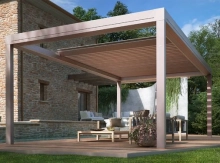 Açılıb yığılan bioklimatik tavan