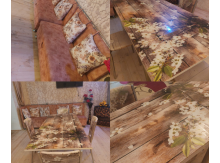 Masa və oturacaq divan dəsdi