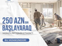 Sadə,premium,klassik evlərin tikintisi və təmiri
