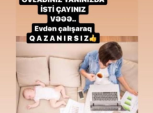 Xanimlara evden iş