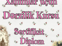 Xanımlarımız Dərzilik kurslarına  Qurban Bayramına ENDİRİMİ