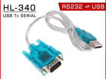 HL-340 USB to RS232 COM Port Serial PDA 9 pin DB9 Adapter Cable