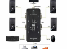 4 Port USB 2.0 KVM Switch
