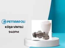 Radiator ventili köşə Pettinaroli