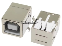 USB-B type connector for PCB | Разъем USB-B для печатной платы