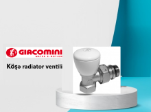 Radiator ventili köşə Giacomini